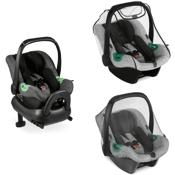 ABC Design Baby Autostoel Tulip Asphalt Incl. Isofix Base & Accessoires