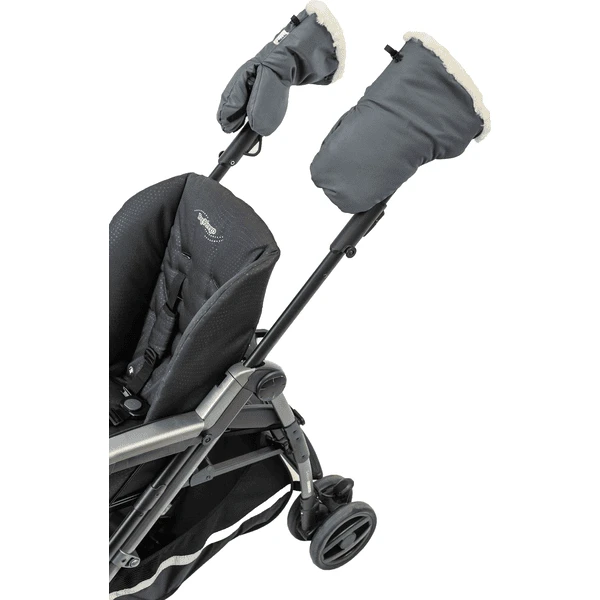 Altabebe Lamsvacht Handwarmer Voor Wandelwagen Noordkaap Zwart - Image 2