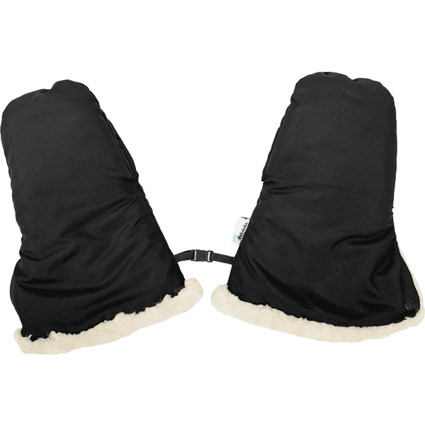 Altabebe Lamsvacht Handwarmer Voor Wandelwagen Noordkaap Zwart - Image 4