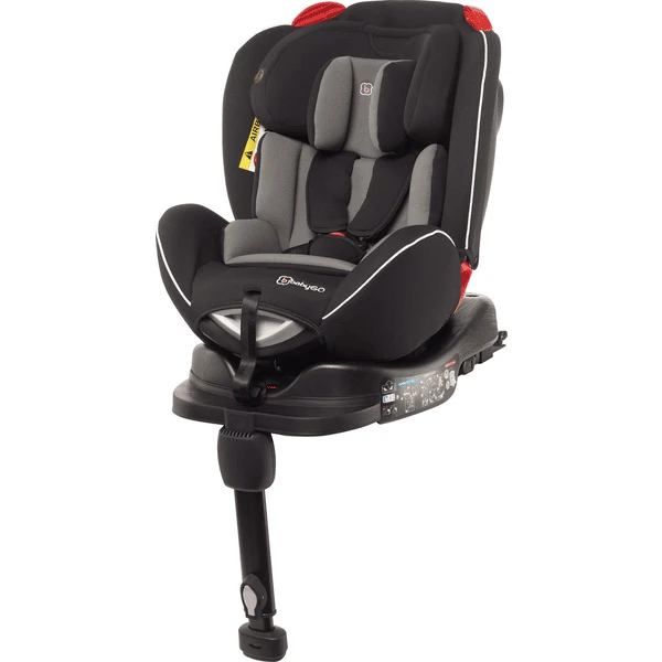 BabyGO Autostoel Fixleg Rotationn 360 Black