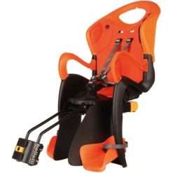 BELLELLI Fietszitje Tiger Achteroverleunend B-Fix Framebevestiging Grijs/ Orange