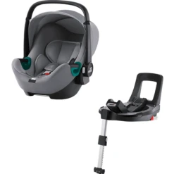 Britax Römer Autostoel Baby-Safe 3 I-Size Frost Grey Incl. Basisstation Flex Base 5Z