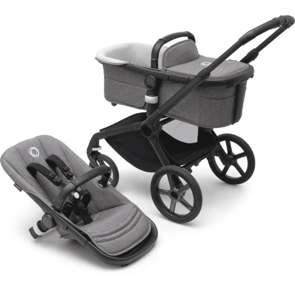 Bugaboo Kinderwagen Fox 5 Basis Black /Grey Melange