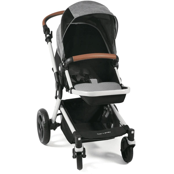 CHIC 4 BABY Combi Kinderwagen PASSO Melange Blue - Image 4