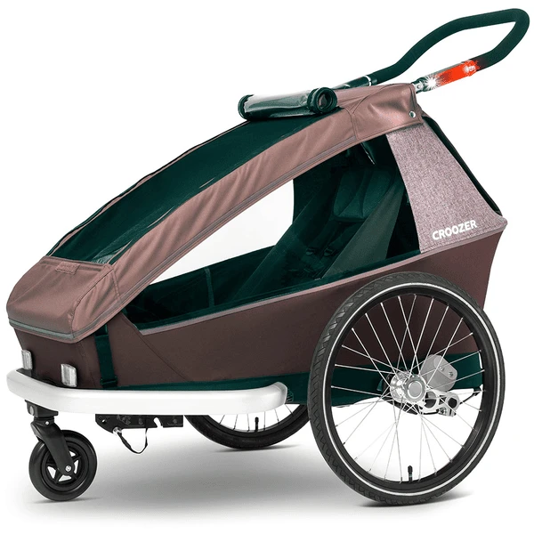 CROOZER Kid Vaaya 1 Blossom Red Kinderfietskar Inclusief Beschermbak Voor De Voetenruimte - Image 5
