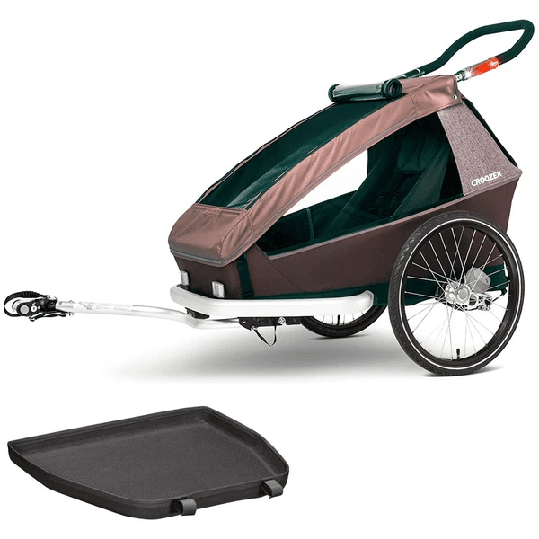 CROOZER Kid Vaaya 1 Blossom Red Kinderfietskar Inclusief Beschermbak Voor De Voetenruimte