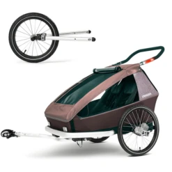 CROOZER Kid Vaaya 2 Blossom Red Kinderfietskar Inclusief Joggerset