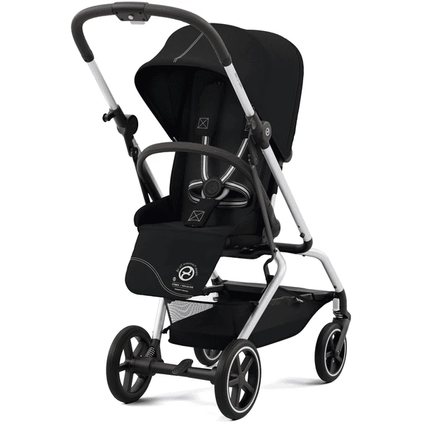 Cybex GOLD Kinderwagen Eezy S Twist+ 2 Silver Moon Black - Image 3