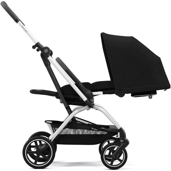 Cybex GOLD Kinderwagen Eezy S Twist+ 2 Silver Moon Black - Image 4