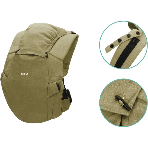 Fillikid Buikdrager Natural Groen - Image 2