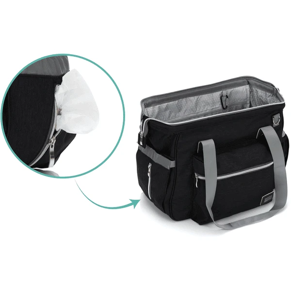 Fillikid Luiertas Melange Zwart - Image 3