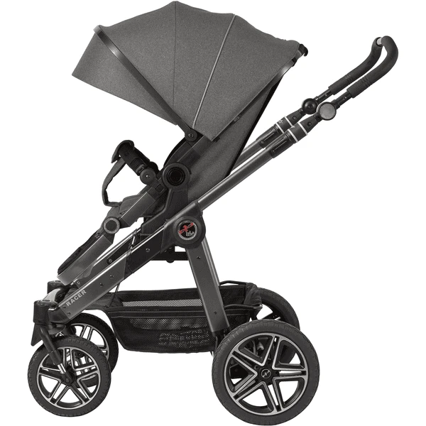 Hartan Kinderwagen Racer GTX Met Handrem Causal Collection Stardust (902) Framekleur Platina - Image 3