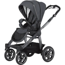 Hartan Kinderwagen ROCK IT GTR Met Handrem Casual Collectie Blauw Stone (908) Framekleur Platina