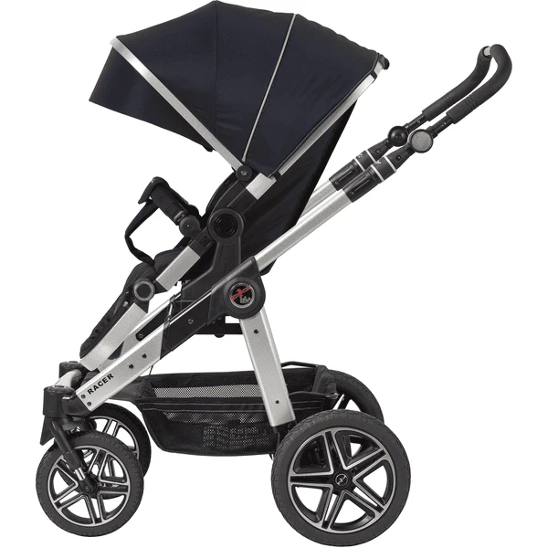 Hartan Pram Racer GTX Met Handrem Zeezijde (207) Framekleur Zilver - Image 4