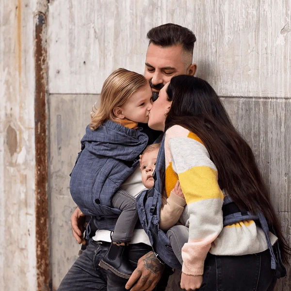 Hoppediz Draagzak Bondolino Plus Popeline One Size Denim - Image 3