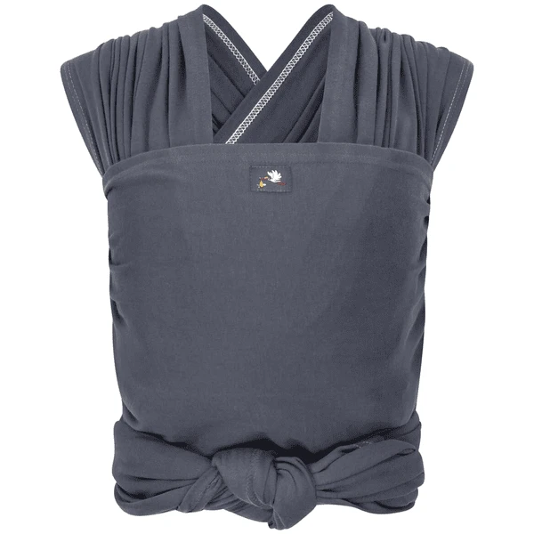 HOPPEDIZ Lange Elastische Draagdoek Anthraciet - Image 5