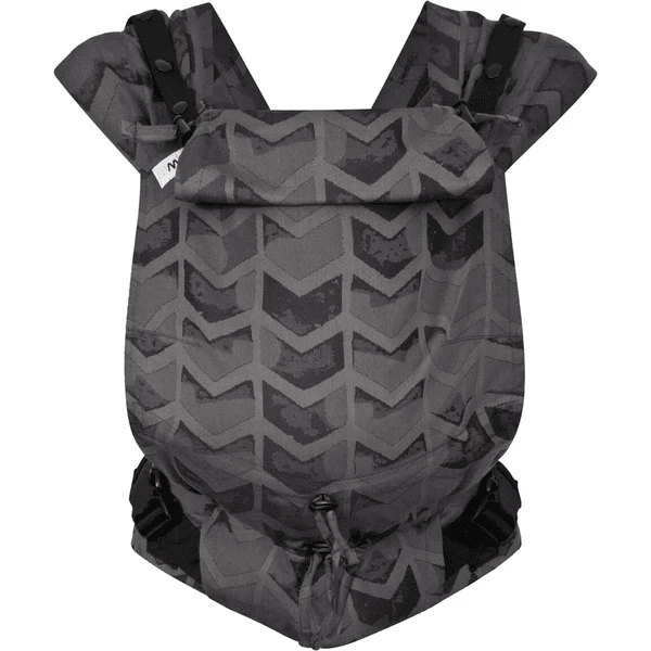 Hoppediz Pasgeboren Babydraagzak Primeo Jacquard Amsterdam Black