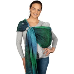 Hoppediz Ring Draagdoek Jacquard Grenada Black