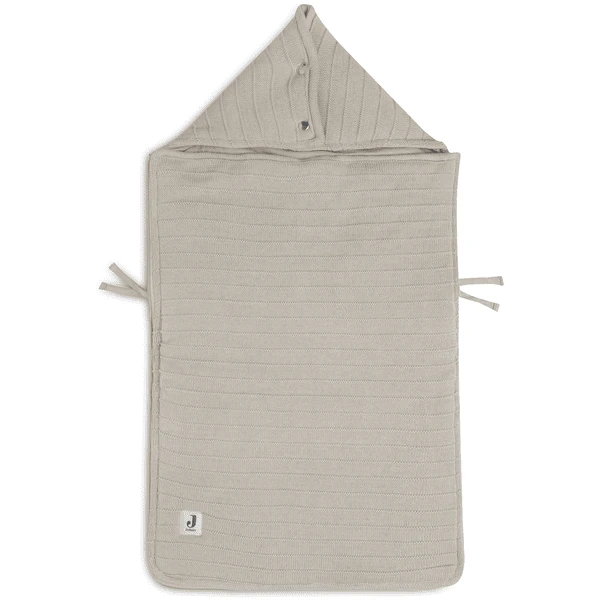 Jollein Voetenzak Voor Autostoel Kinderwagen Groep 0+ 3/5 Pure Knit Nougat - Image 4