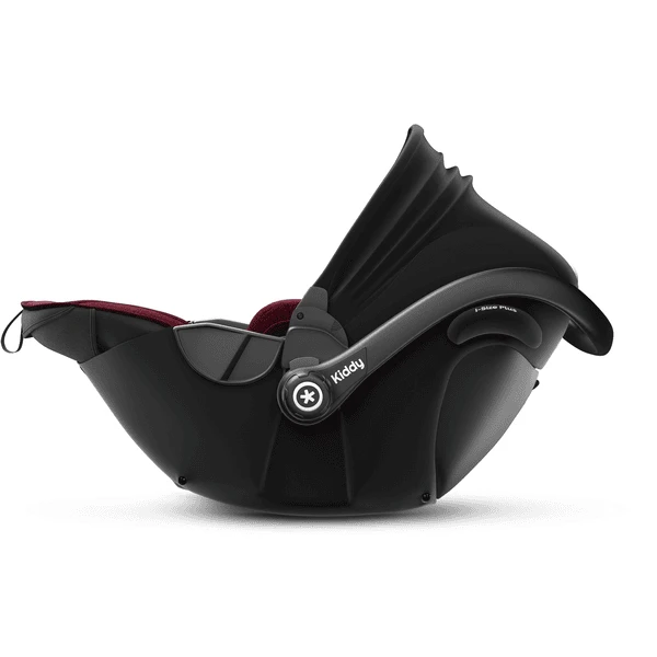 Kiddy Baby Autostoel Evoluna I-Size 2 Met Basis Station Isofix Base 2 Beet Red Melange Icy Grey - Image 4