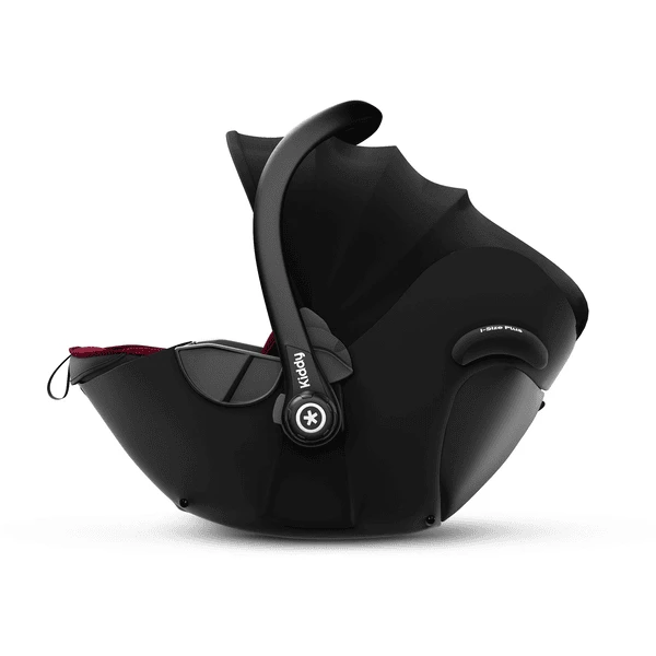 Kiddy Baby Autostoel Evoluna I-Size 2 Met Basis Station Isofix Base 2 Beet Red Melange Icy Grey - Image 5