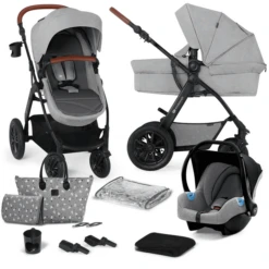 Kinderkraft Combi Kinderwagen 3 In 1 XMOOV Light Grijs