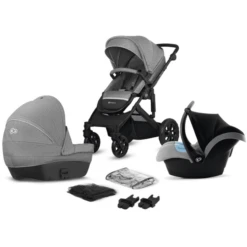 Kinderkraft Kinderwagen Prime Lite 3 In 1 Grey