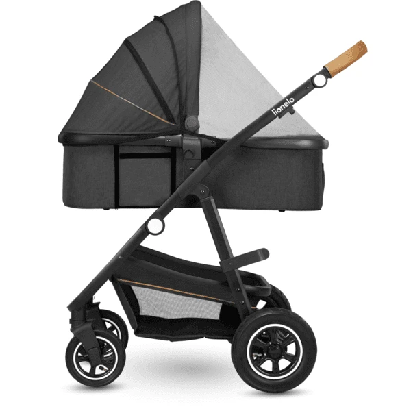 Lionelo Combi Kinderwagen Amber 2 In 1 Grey Graphite - Image 3