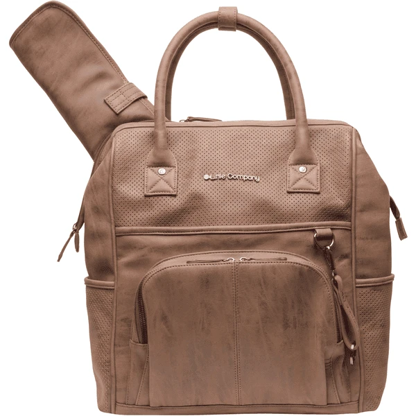 Little Company Luiertas Rugzak Riga Perfo Cognac - Image 2