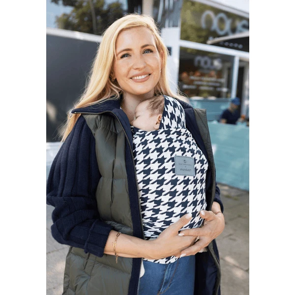 Manduca Draagdoek Sling Van Bellybutton Pepita Navy - Image 5