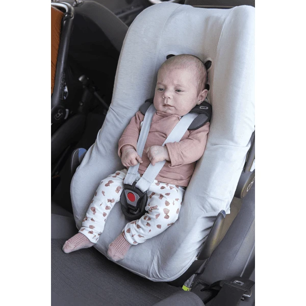 Meyco Stoelhoes Basic Jersey Lichtgrijs Voor Baby Draagzak Maat 0+ - Image 4