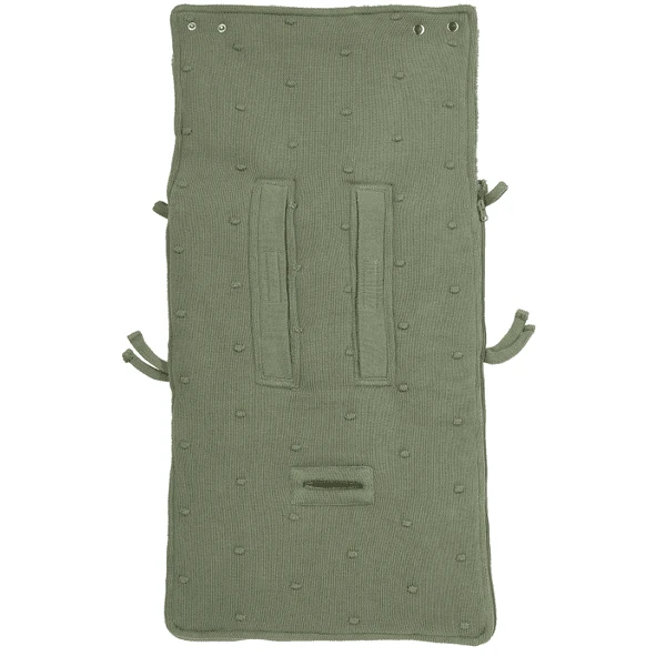 MEYCO Voetenzak Mini Knopen Forest Green 40x82 Cm - Image 5