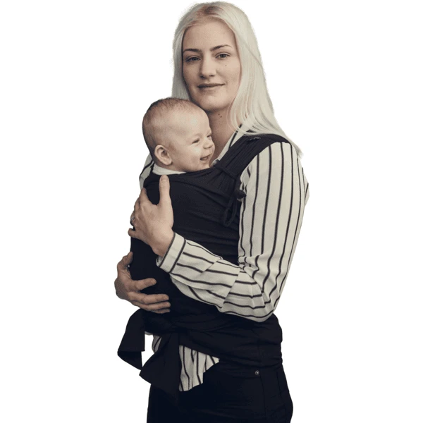 Najell Voorgevormde Draagdoek Charcoal Black - Image 2