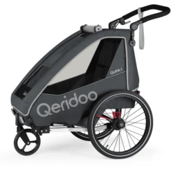 Qeridoo ® QUPA 1 Grijs Kinderfietskar