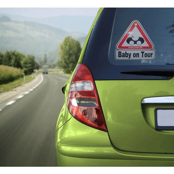 REER Verkeersbord Voor Op Het Autoraam - Baby On Tour - Image 2