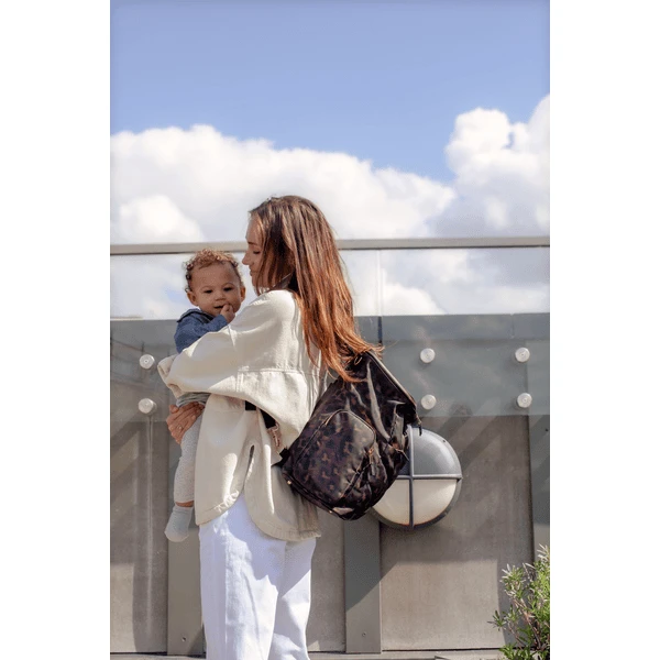 Storksak Changing Backpack Alyssa Leopard Black - Image 2