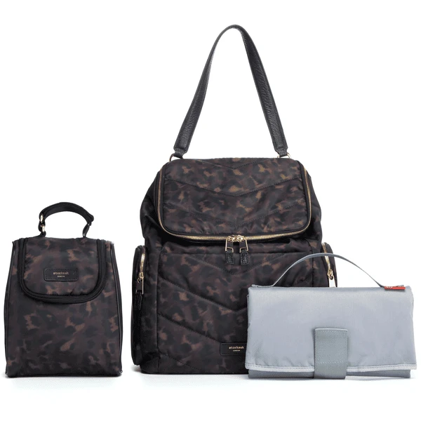 Storksak Changing Backpack Alyssa Leopard Black - Image 4