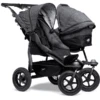 Tfk Duo Air Premium Broer-zus Kinderwagen Antraciet