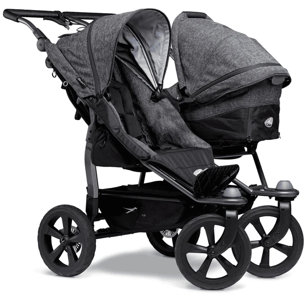 Tfk Tweelingwagen Duo Ecco Premium Antraciet