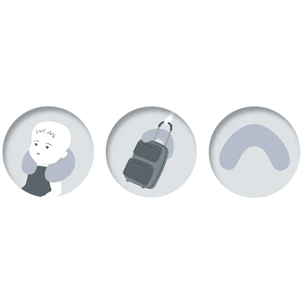 THERALINE Nekkussen Middel 100 X 21 Cm Incl. Hoes - Sterrenhemel - Image 4