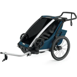 THULE Kinderfietskar Chariot Cross 1 Majolica Blauw