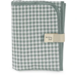 Walking Mum Changing Mat I Love Vichy Green