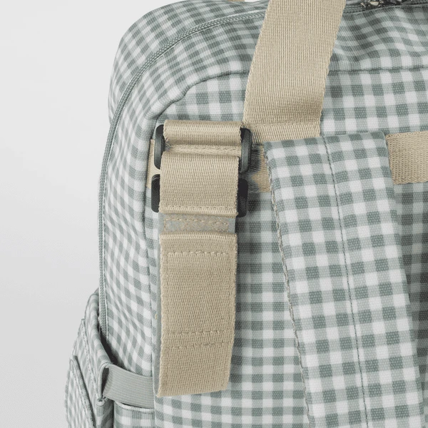 Walking Mum Rugzak I Love Vichy Green - Image 5